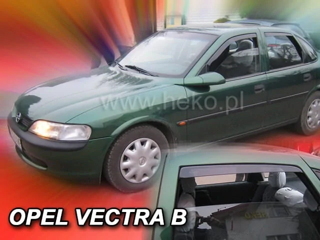 Ofuky oken Opel Vectra B 1996-2002, 4 dveře, sedan, + zadní