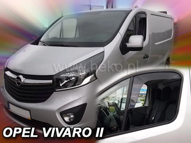 Ofuky oken Opel Vivaro 2014-2019, zahnuté