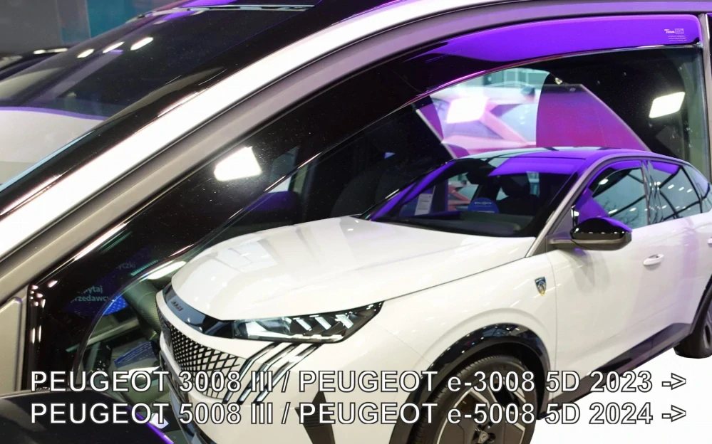 Ofuky oken Peugeot 3008 2023-, 5 dveří, + zadní