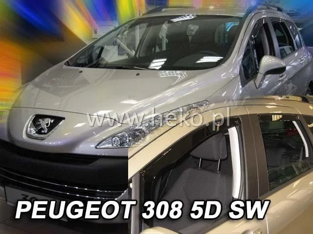 Ofuky oken Peugeot 308 2008-2013, combi, + zadní