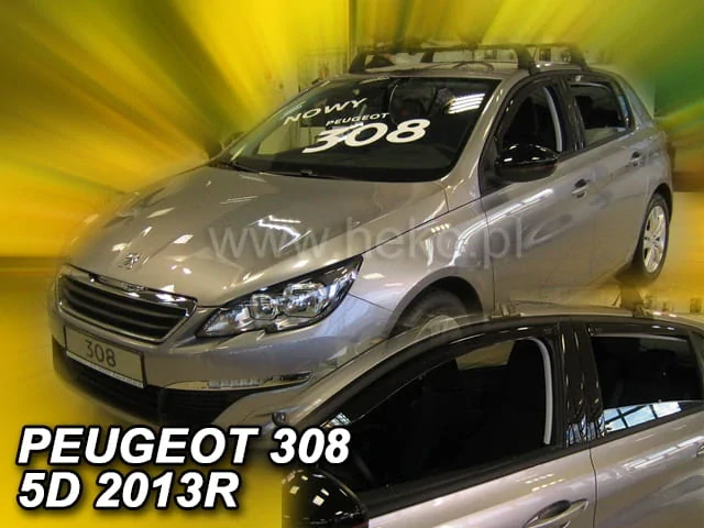 Ofuky oken Peugeot 308 2013-2021, + zadní