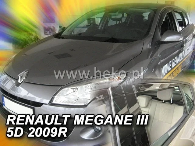 Ofuky oken Renault Megane III 2008-2016, htb, + zadní
