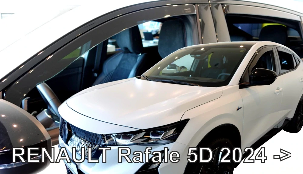 Ofuky oken Renault Rafale 2024-, 5 dveří, +zadní