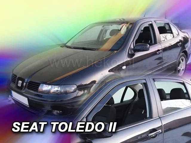 Ofuky oken Seat Toledo 1999-2004, + zadní