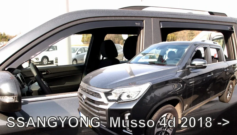 Ofuky oken SSangyong Musso 2018-, + zadní