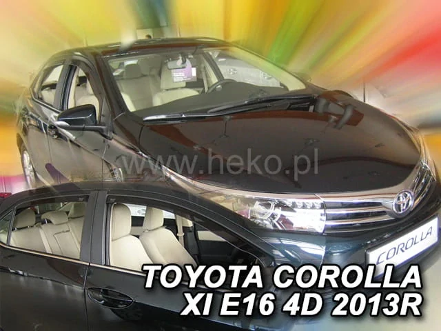 Ofuky oken Toyota Corolla 2013-, 4 dveře, + zadní