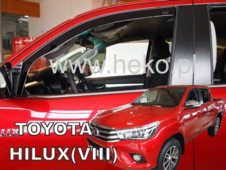 Ofuky oken Toyota Hilux 2015-, 4 dveře, + zadní