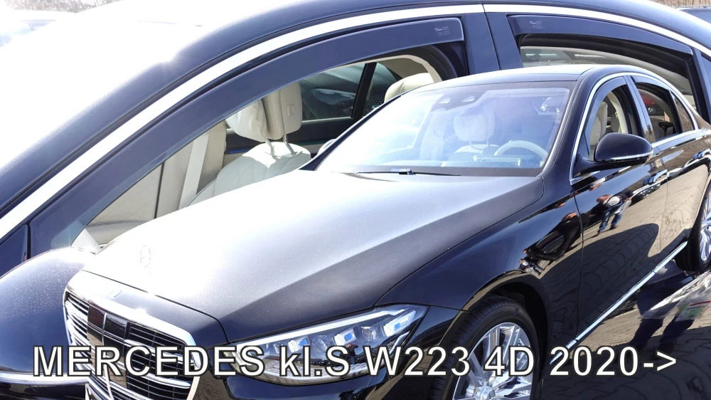 Ofuky oken Mercedes S W223 4D 20R (+zadní)