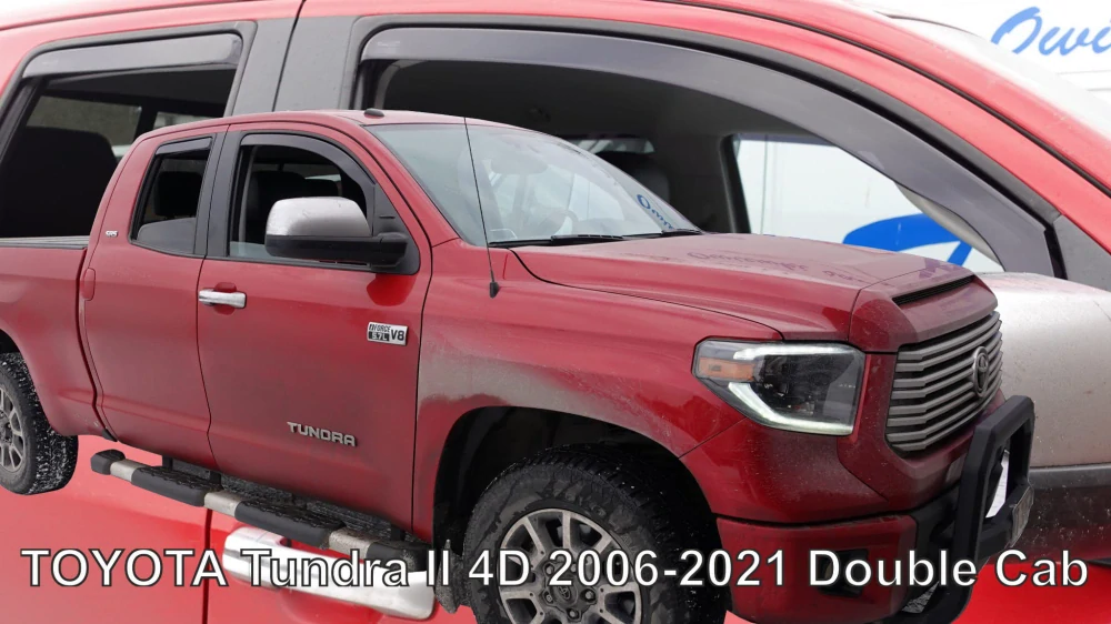 Ofuky oken Toyota Tundra II Double Cab 4D 06-21R (+zadní)