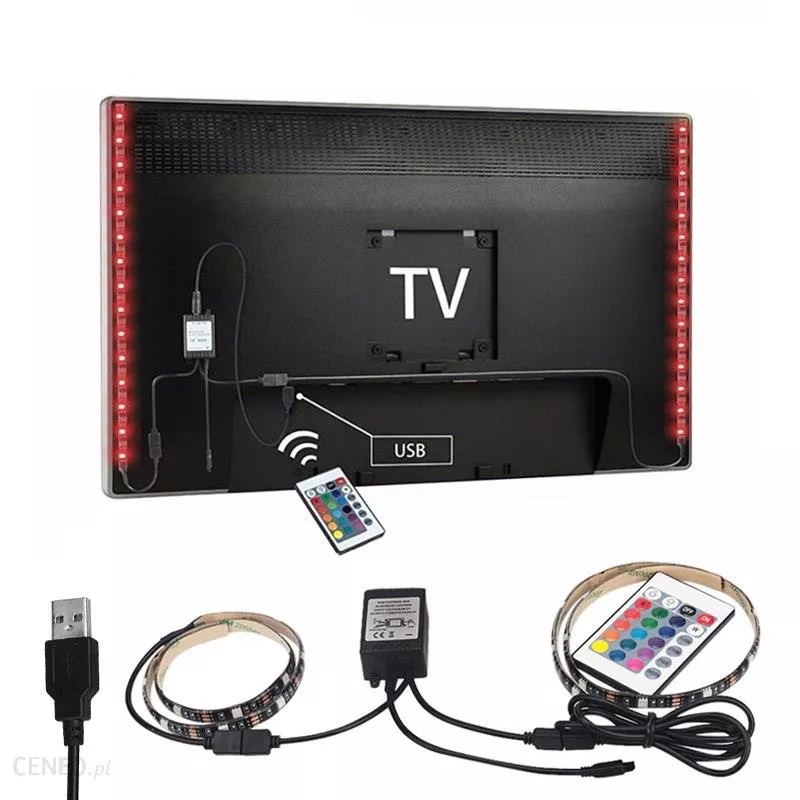 Akce - LED RGB osvětlení za TV - dálkové ovládání zdarma
