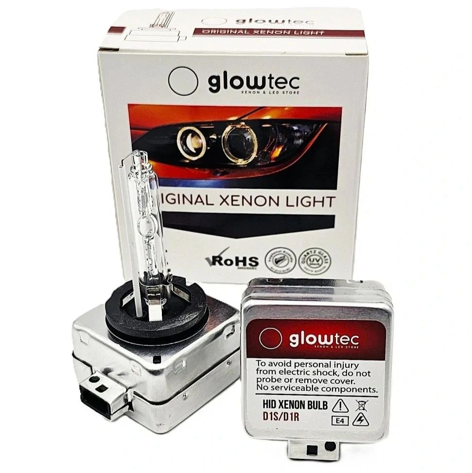 Xenonová výbojka Glowtec D1S 6000K k originálním světlometům, 1ks