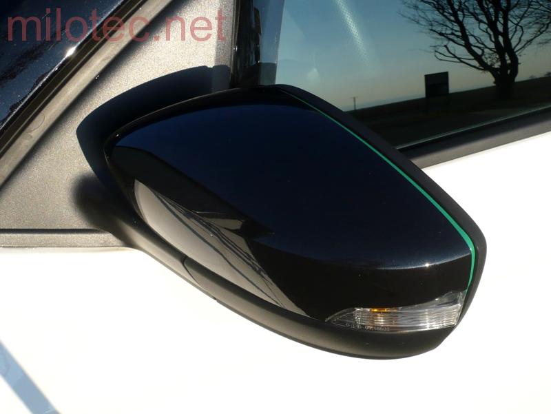 Design lišta zpětných zrcátek, zelená - Škoda Kamiq