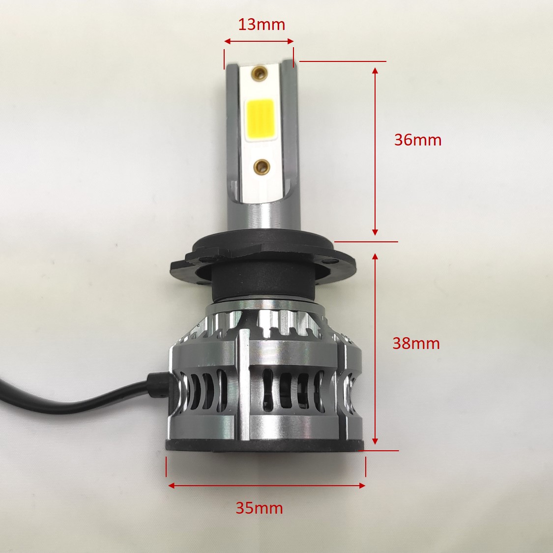 LED F2 Plus autožárovka H7 8000K 16000lm 2x40W 2xLED COB - sada 2ks