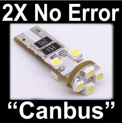 CAN-BUS parkovací světlo T10 (W5W) - BÍLÁ, 8xSMD, 1ks