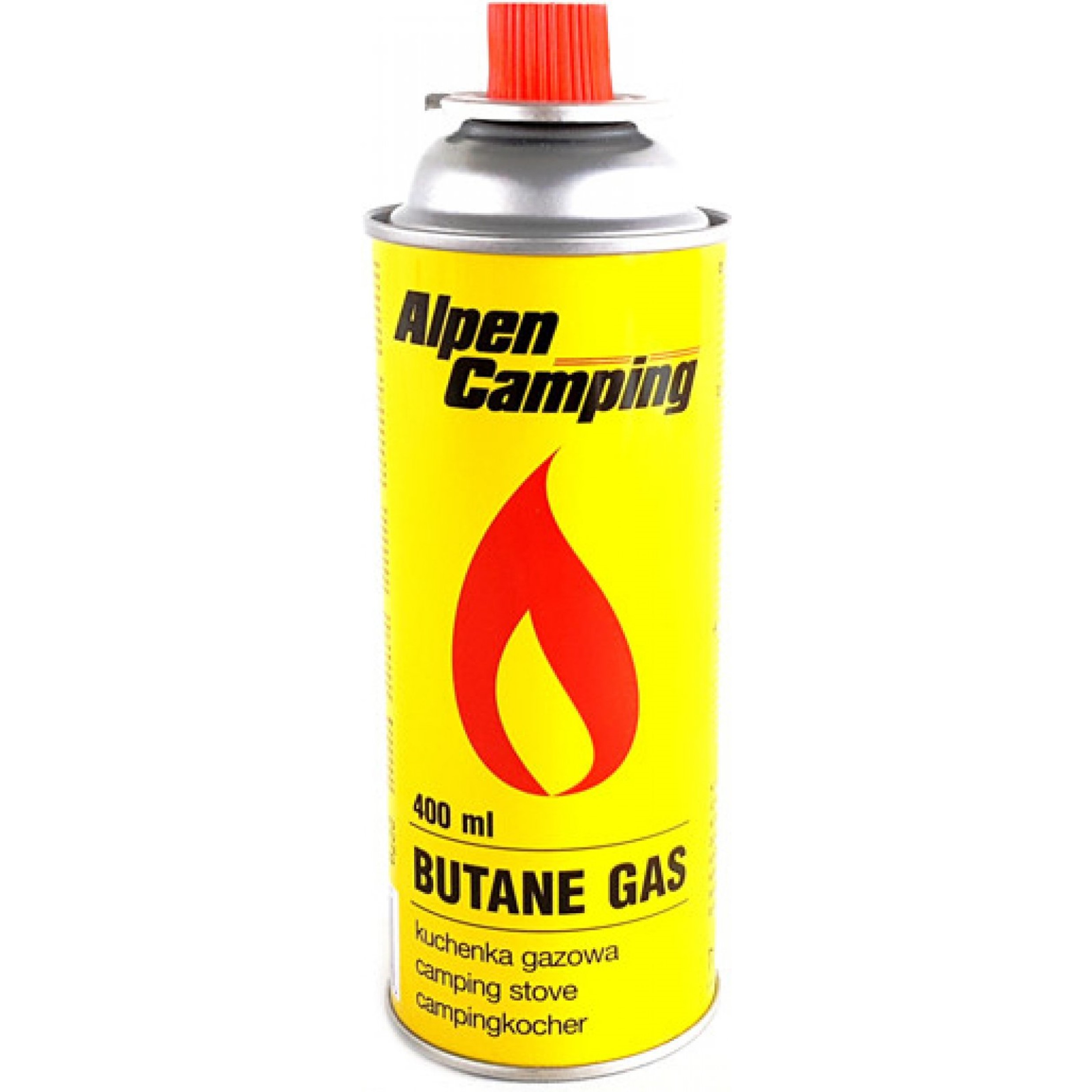 Plynová kartuše butan do plynových vařičů Alpen Camping 400ml, 12ks