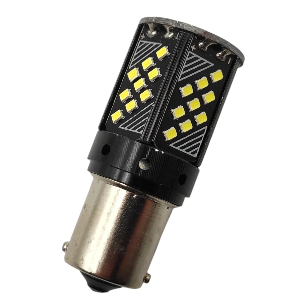 Bílá LED žárovka BA15S, 5W CANBUS, 70 SMD, 1ks
