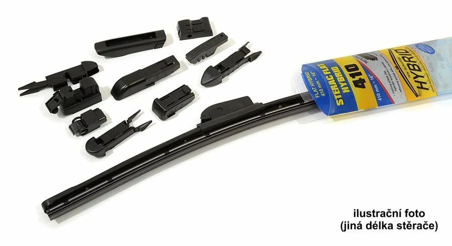 VÝPRODEJ: Stěrač HYBRID 510mm + 11 adaptérů TEFLON