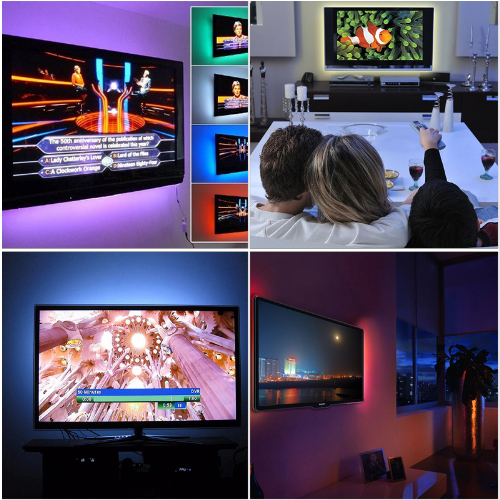 Akce - LED RGB osvětlení za TV - dálkové ovládání zdarma