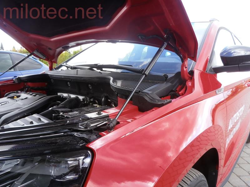 Plynové vzpěry kapoty motoru - Škoda Karoq