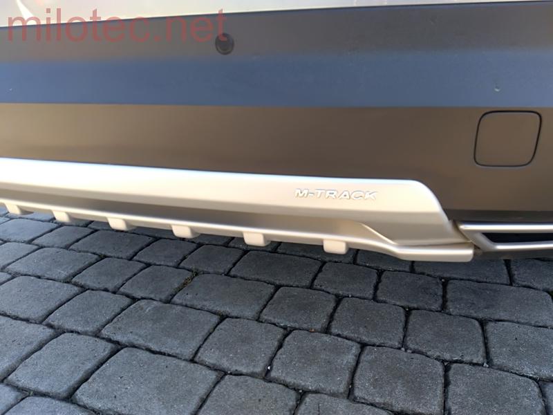 Difuzor zadního nárazníku, stříbrný matný - Škoda Kodiaq