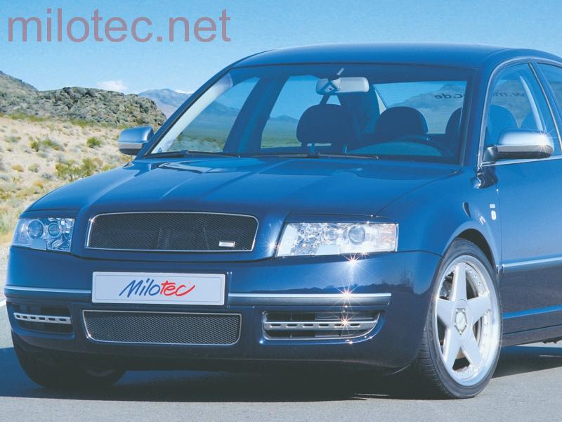 Kryty světlometů (mračítka), ABS černý - Škoda Superb I.