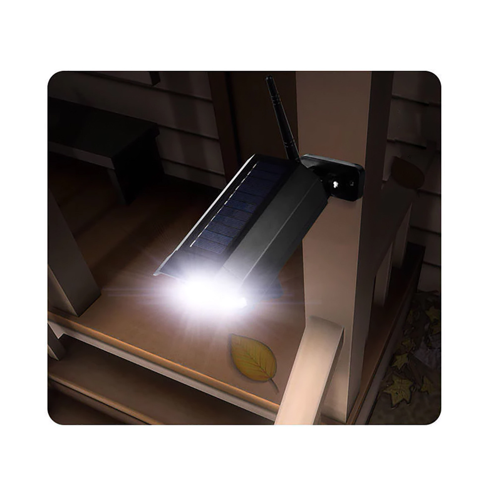 Solární LED světlo s pohybovým a soumrakovým senzorem 42 LED IP65 + dálkové ovládání