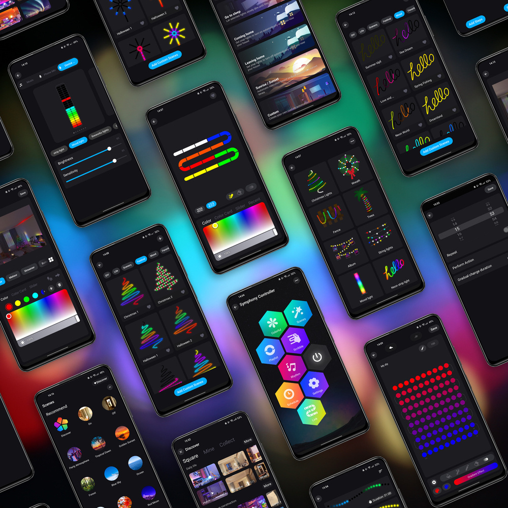 LED RGB USB pásek 5m IP65, Android s Bluetooth a dálkové ovládání