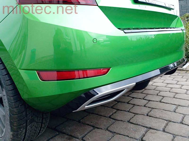 Dummy - koncovky výfuku - Škoda Fabia III. Facelift, Monte Carlo