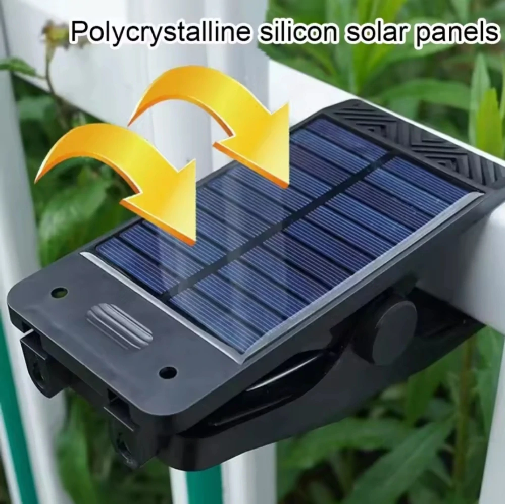 Solární světlo s klipem a detektorem pohybu a soumraku 46 LED 120°