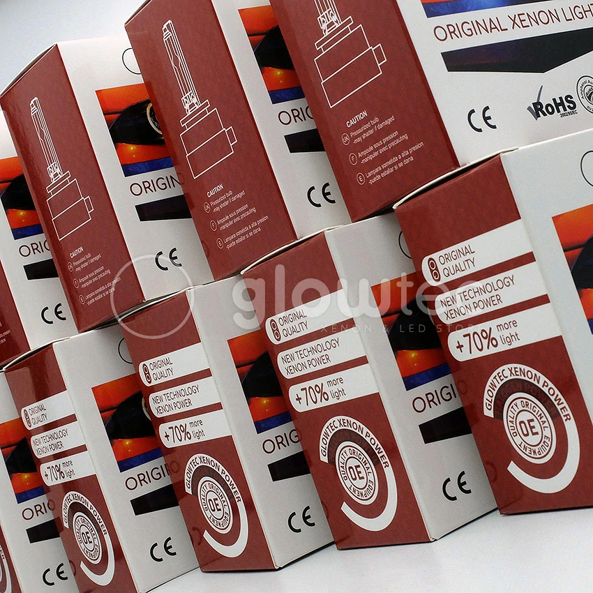 Xenonová výbojka Glowtec D1S 6000K k originálním světlometům, 1ks