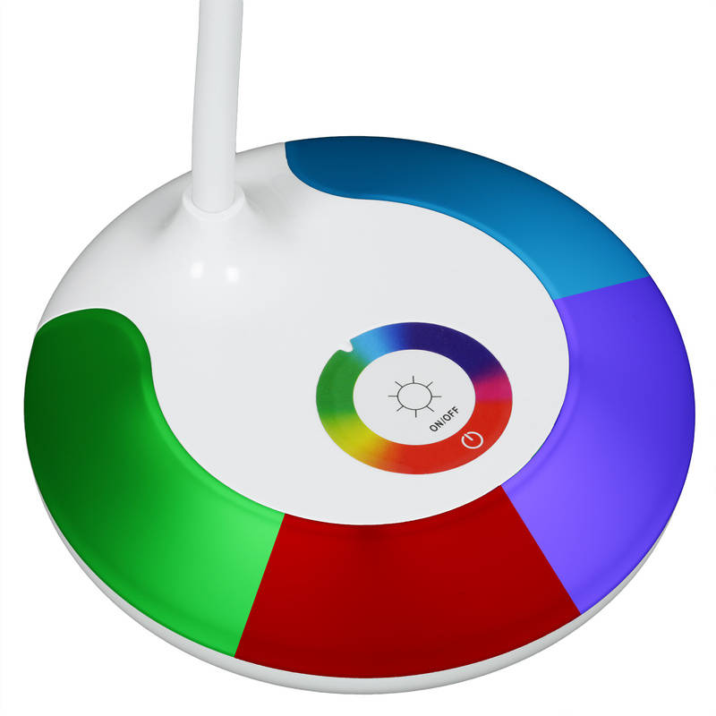 LED RGB dětská školní lampička do USB