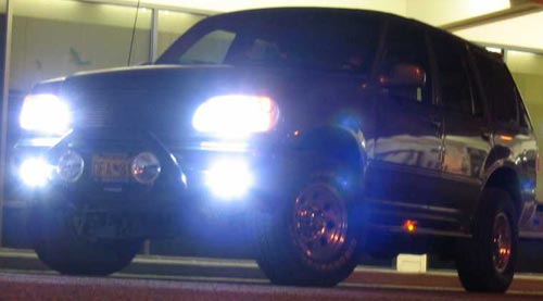 LED žárovka 12V s paticí HB3 (9005), 27 SMD LED, 12V