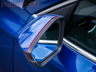 Design lišta zpětných zrcátek, červená - Škoda Scala