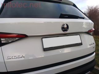 Lišta nad zadní SPZ, Alu Brush - Škoda Kodiaq