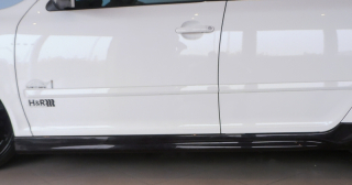 Rozšíření prahů, černá metalíza - Škoda Octavia II. Facelift