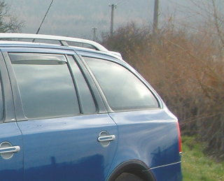 Větrné clony (ofuky), zadní - Škoda Octavia II. Facelift Combi