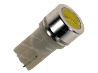 Parkovací světlo T10 - 1 x 1W High Power LED SMD ZELENÉ - bezpaticové, 1ks