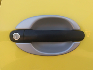 Kryty pod kliky velké, ABS stříbrný matný - Škoda Octavia I.