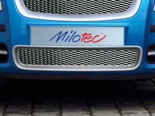 Sportovní mřížka předního nárazníku, nerez - Škoda Fabia II. Lim./Combi