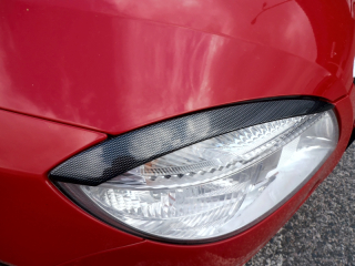 Kryty světlometů (mračítka), karbon - Škoda Fabia II.