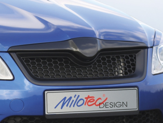 Sportovní maska s černou mřížkou - Škoda Fabia II. Facelift Lim./Combi